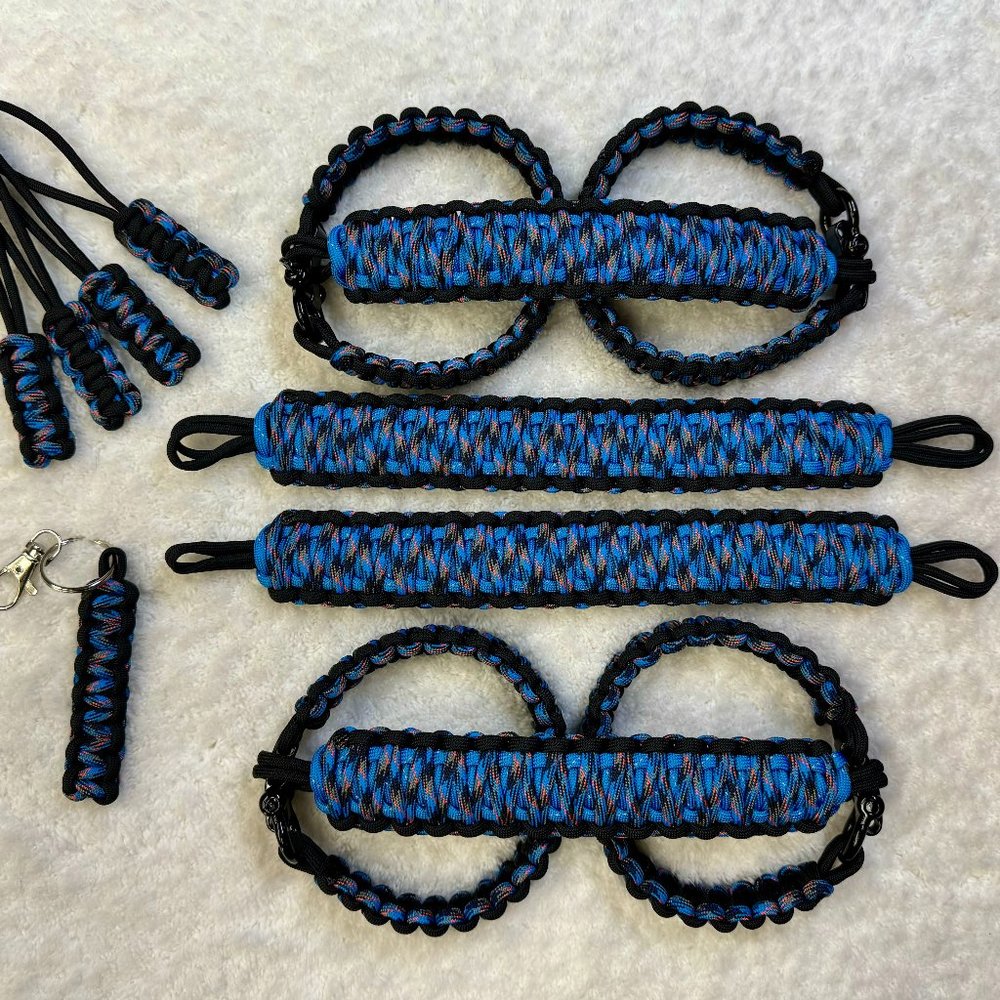 Handmade Paracord Grab Handle Set for Use in a Wrangler 4x4 SxS & Golf Cart NWOT